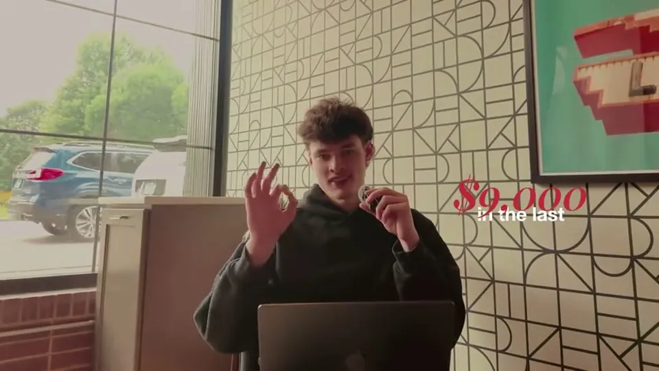 The finished Clypmint edit: the same accent captions