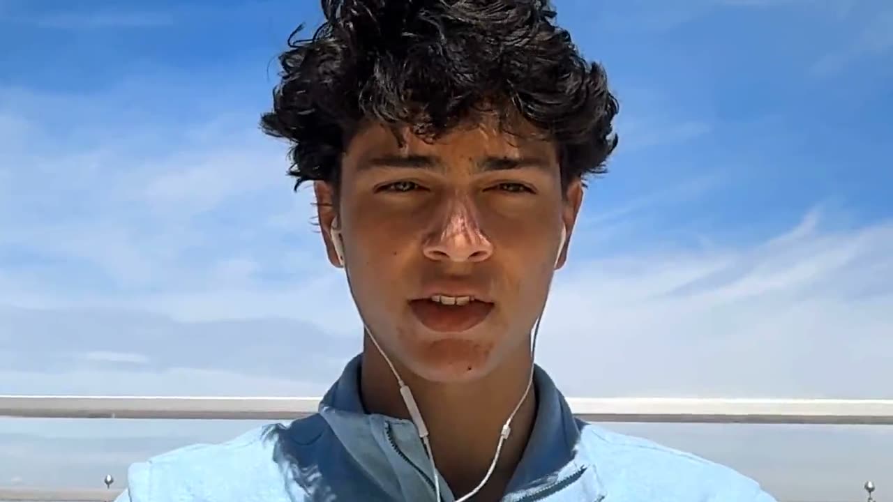 A frame from our founder’s own selfie, edited in the YouTube Health style